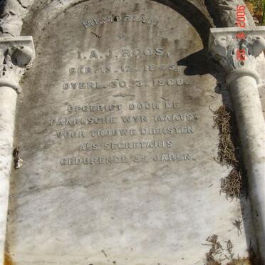 ROOS I.A.J. 1845-1900