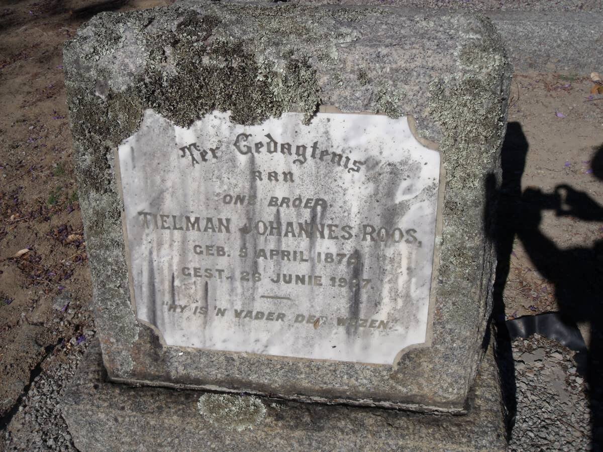 ROOS Tielman Johannes 1875-1927