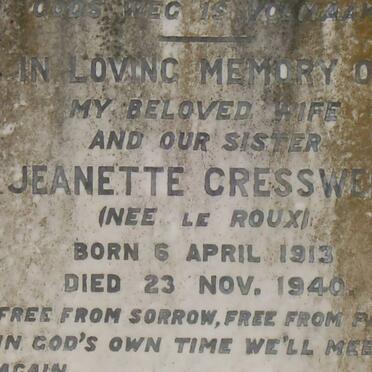 ROUX le :: DE VILLIERS :: CRESSWELL :: MALHERBE