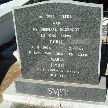 SMIT Chris 1904-1963 &amp; Maria 1909-1987