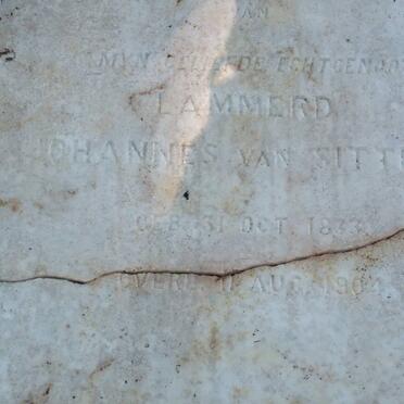 SITTERT Lammerd Johannes, van 1833-1904