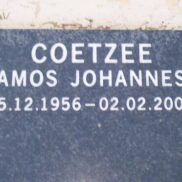 COETZEE Amos Johannes 1956-2007