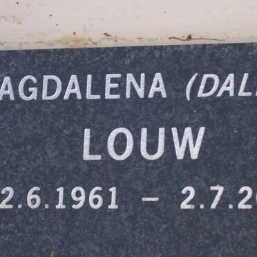 LOUW Magdalena 1961-2007