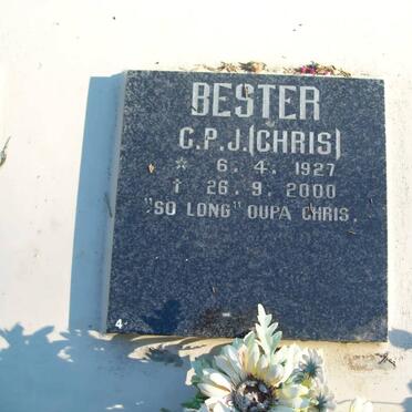 BESTER C.P.J. 1927-2000