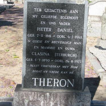 THERON Pieter Daniel 1881-1963 &amp; Clasina TERBURGH 1890-1977