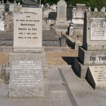 TOIT, du  :: VAN DER VLIES :: BASSON 