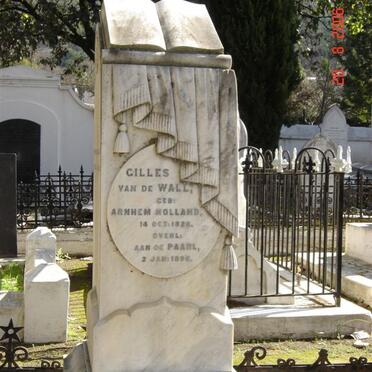 WALL Giles, van de 182?-189?