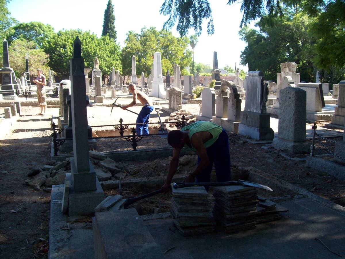 10. Restoration work in progress