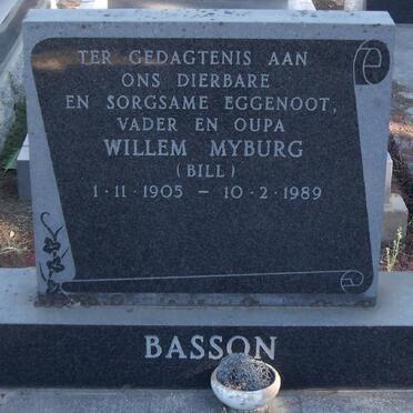 BASSON Willem Myburg  1905-1989