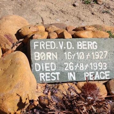 BERG Fred, v.d. 1927-1993