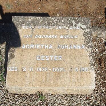 BESTER Magrietha Johanna 1879-196?