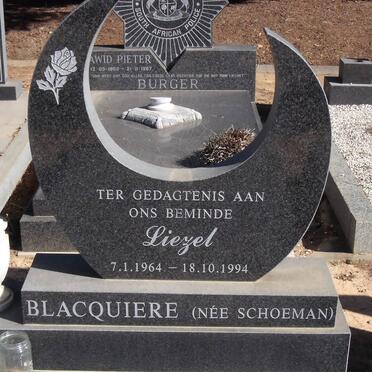BLACQUIERE Liezel nee SCHOEMAN 1964-1994