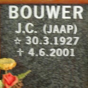 BOUWER J.C. 1927-2001