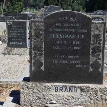 BRAND Christiaan J.P. 1878-1957