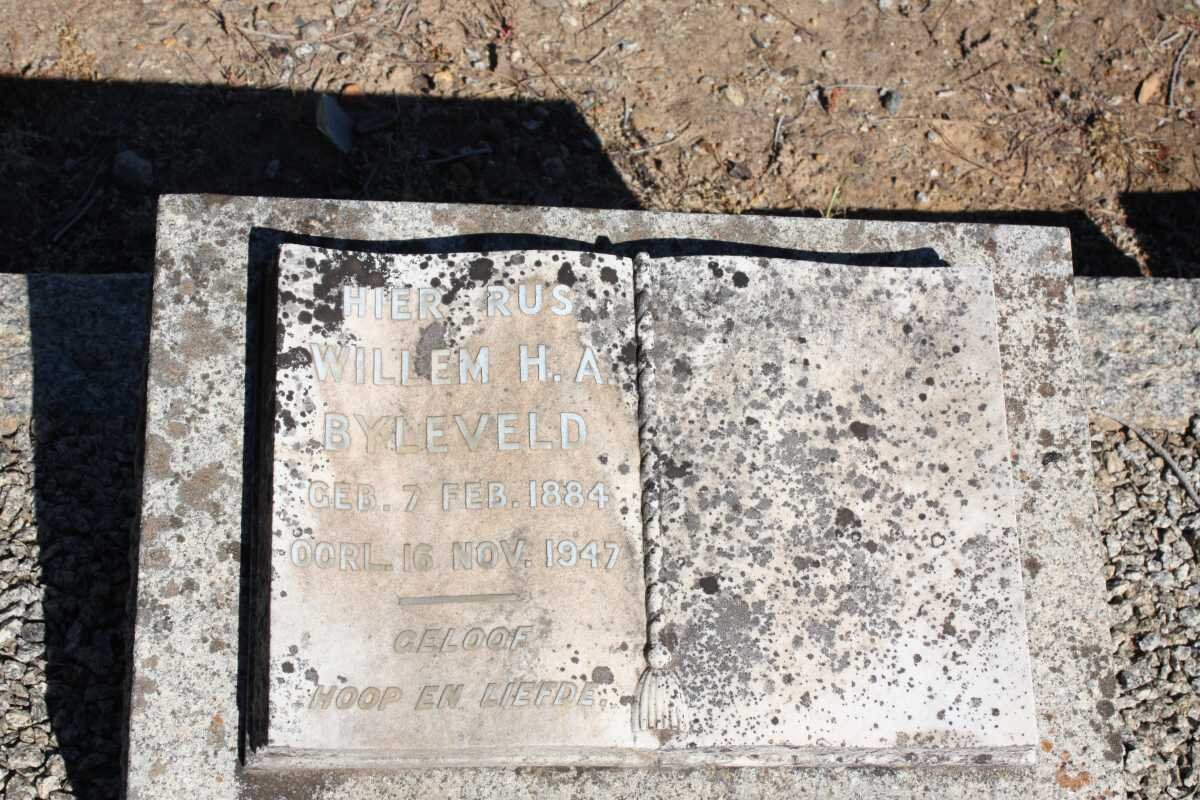 BYLEVELD Willem H.A. 1884-1947