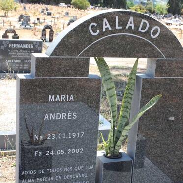 CALADO Maria Andrés 1917-2002