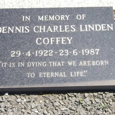 COFFEY Dennis Charles Linden 1922-1987