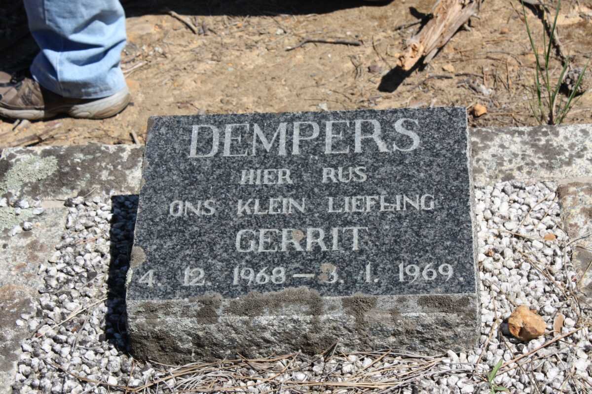 DEMPERS Gerrit 1968-1969