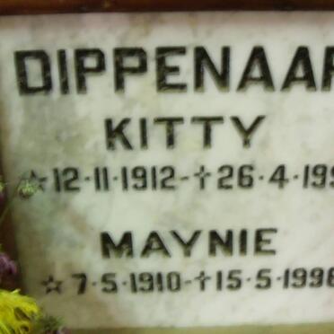 DIPPENAAR Maynie 1910-1996 &amp; Kitty 1912-1991