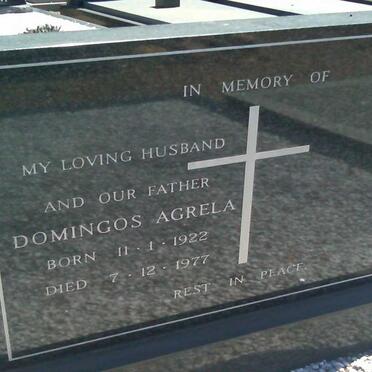 DOMINGOS Agrela 1922-1977