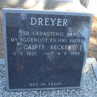 DREYER Casper Becker 1923-1989