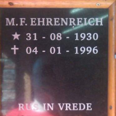 EHRENREICH M.F. 1930-1996