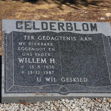 GELDERBLOM Willem H. 1936-1987