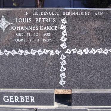 GERBER Louis Petrus Johannes 1932-1987