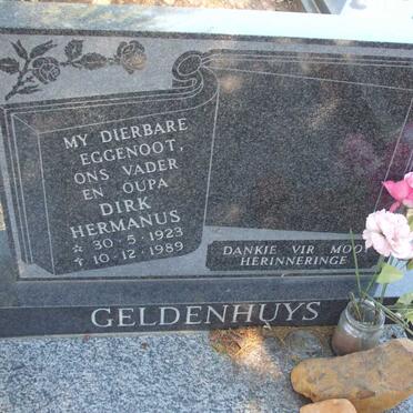 GELDENHUYS Dirk Hermanus 1923-1989