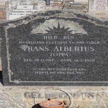 GELDENHUYS Frans Albertus 1917-1950