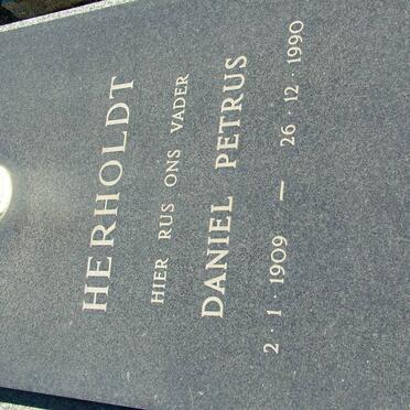 HERHOLDT Daniel Petrus 1909-1990