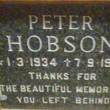 HOBSON Peter 1934-1994