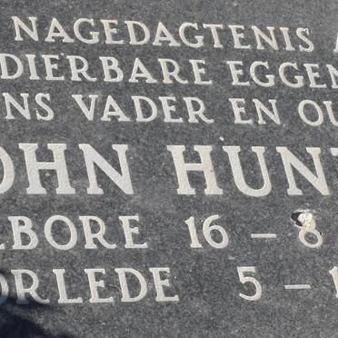 HUNTER John 1925-1999