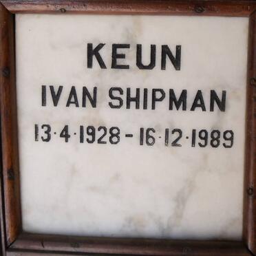 KEUN Ivan Shipman 1928-1989