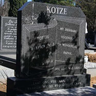KOTE Patick W.J. 1951-1982