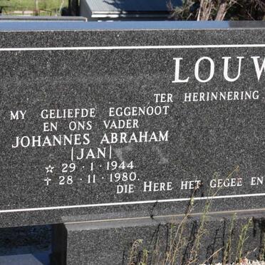 LOUW Johannes Abraham 1944-1980