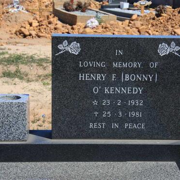 O'KENNEDY Heny F. 1932-1981