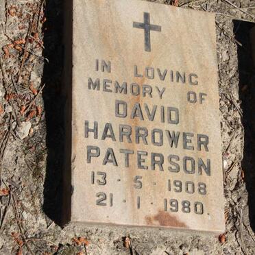 PATTERSON David Harrower 1908-1980 &amp; Marjorie Elliot 1909-1996