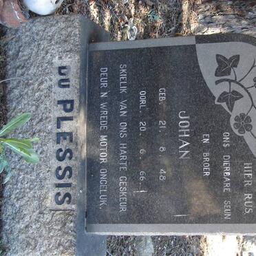 PLESSIS Johan, du 1948-1966