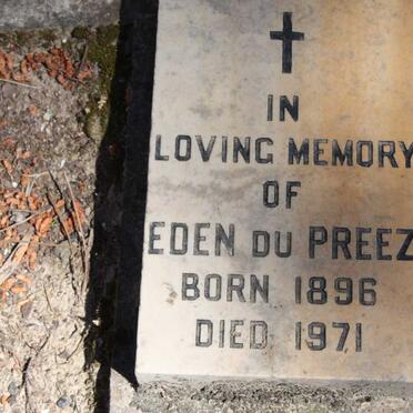 PREEZ Eden, du 1896-1971
