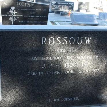 ROSSOUW J.P.C. 1936-1977