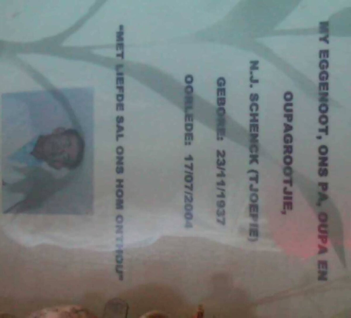 SCHENCK N.J. 1937-2004 