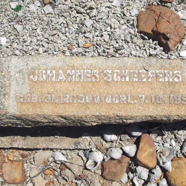 SCHEEPERS Johannes 1900-1954