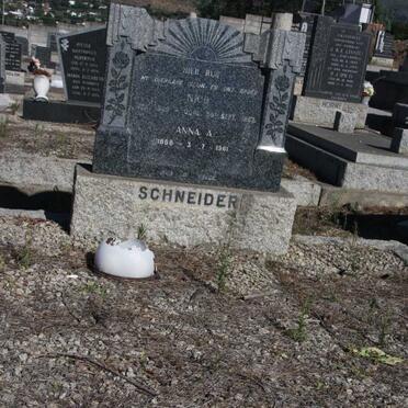 SCHNEIDER Anna A. 1888-1961 :: SCHNEIDER Nico 1909-1957 :: SCHNEIDER Johannes Jacobus 1911-1979 _1