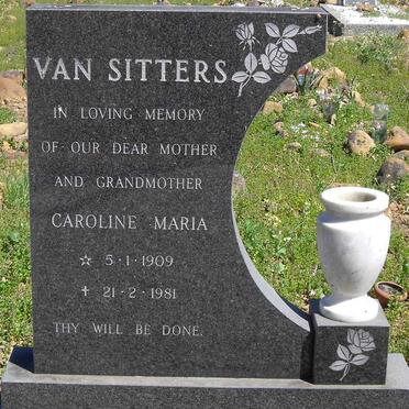 SITTERS Caroline Maria, van 1909-1981