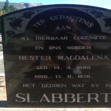 SLABBERT Hester Magdalena 1899-1970