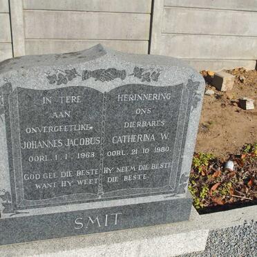 SMIT Johannes Jacobus -1963 & Catherina W. -1980