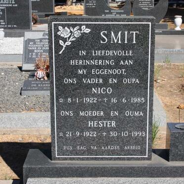 SMIT Nico 1922-1985 & Hester 1922-1993
