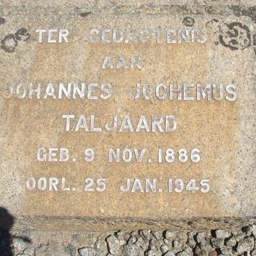 TALJAARD Johannes Jochemus 1886-1945