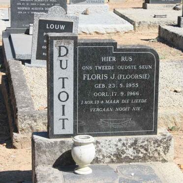 TOIT Floris J., du 1955-1966